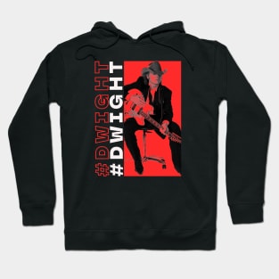 DWIGHT RED STYLE NEGATIVE SPACE Hoodie